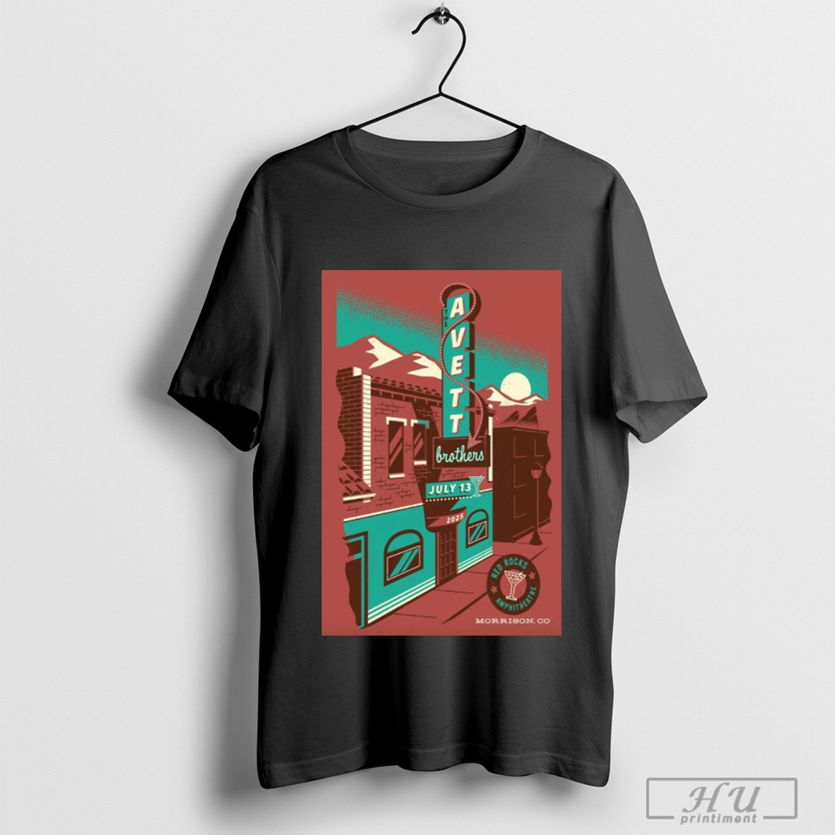 Officials The Avett Brothers Tour Poster July 13 2025 Morrison Colorado T Shirt Sweatshirt