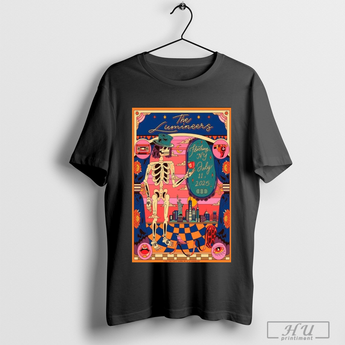 Officials The Lumineers On July 11 2025 Citi Field Show Poster T Shirt Sweatshirt