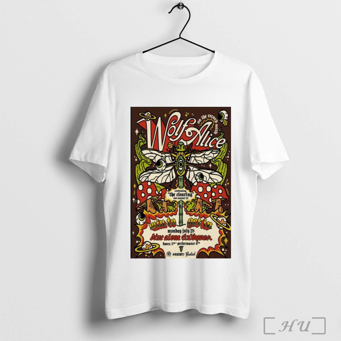 Officials Wolf Alice July 28 2025 Dine Alone Records Toronto On Poster Shirt Sweatshirt