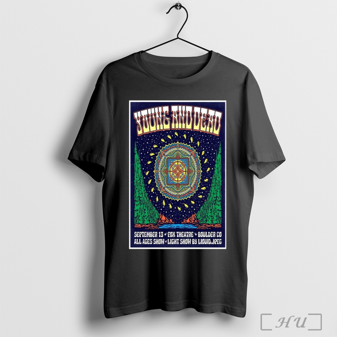 Officials Young And Dead September 13 2025 Fox Theatre Boulder Co Poster T Shirt Sweatshirt
