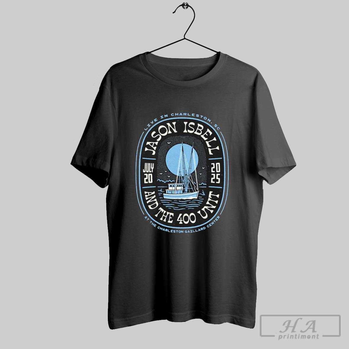 Original Jason Isbell And The 400 Unit July 20 2025 Charleston Gaillard Center Charleston Sc Shirt