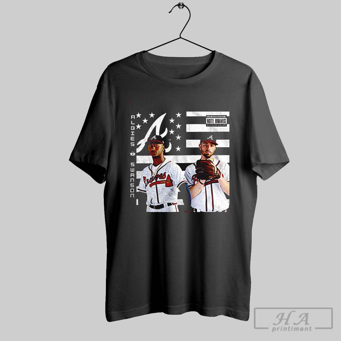Ozzie Albies And Dansby Swanson Outkast Stankonia Vote Atlanta Braves Shirt