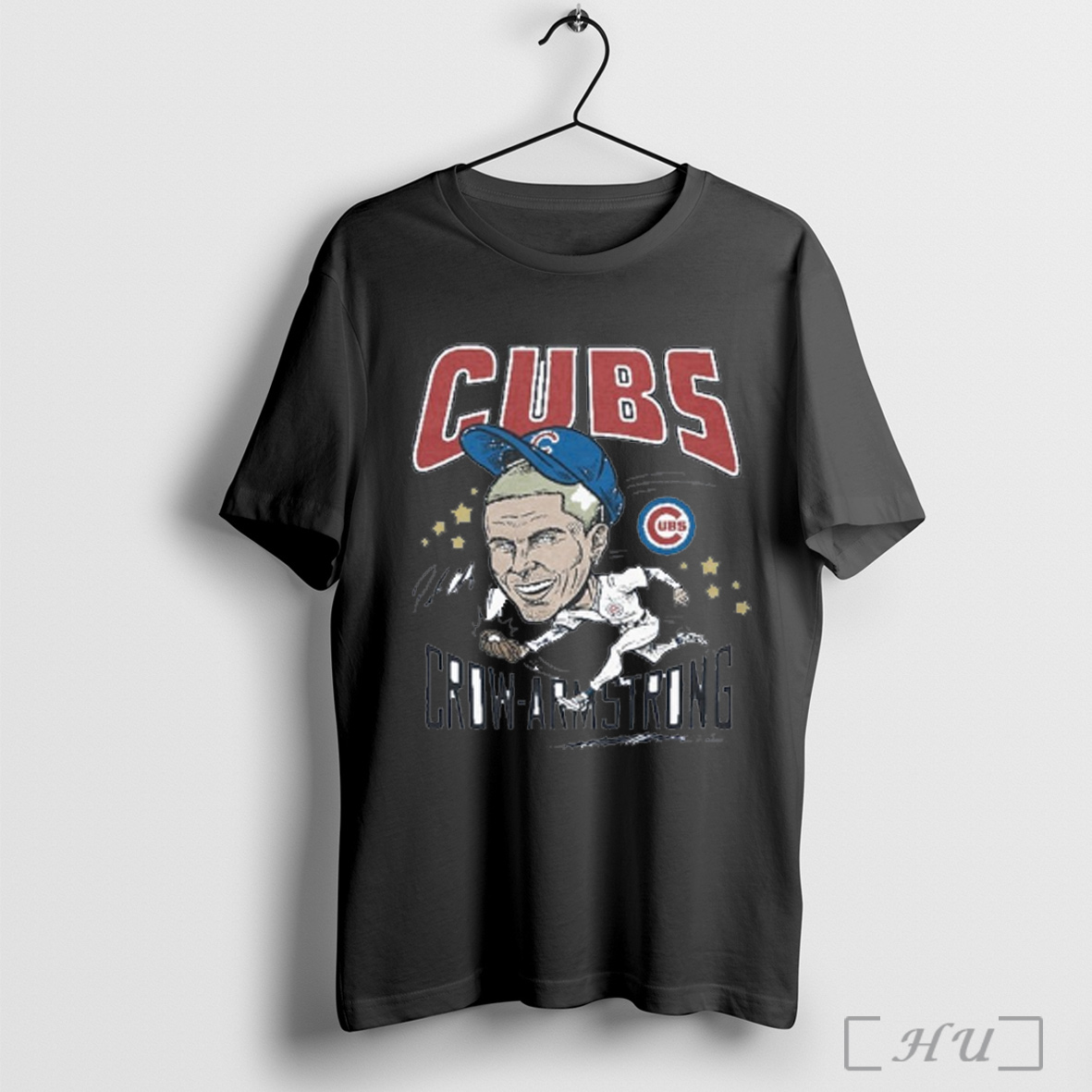 Pete Crow Armstrong Chicago Cubs Caricature Signature T Shirt Sweatshirt