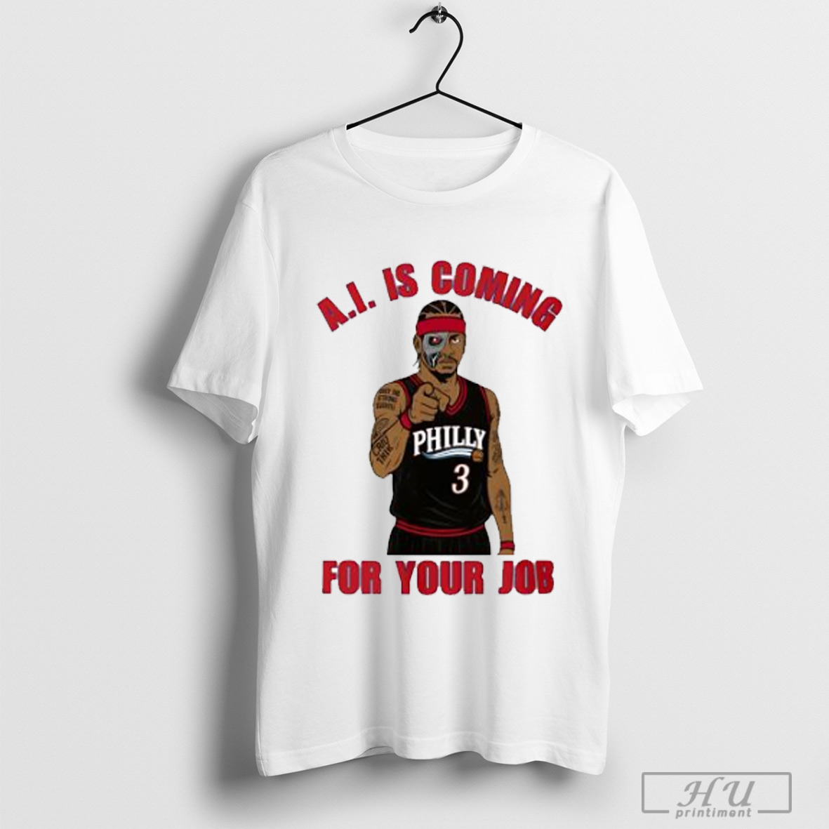 Philadelphia 76ers A I Is Coming For Your Job T Shirt Sweatshirt