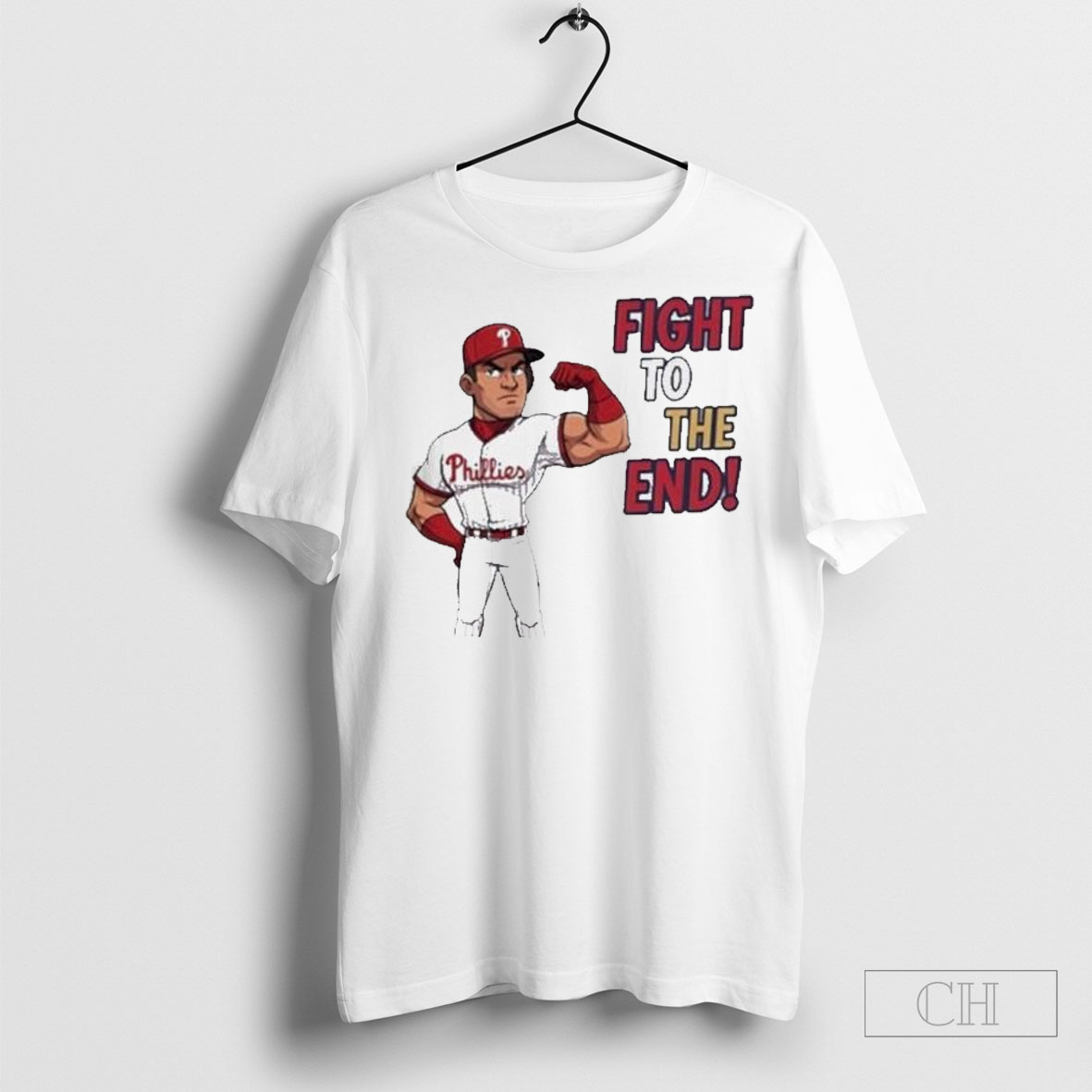 Philadelphia Phillies Fight To The End Cartoon T Shirt