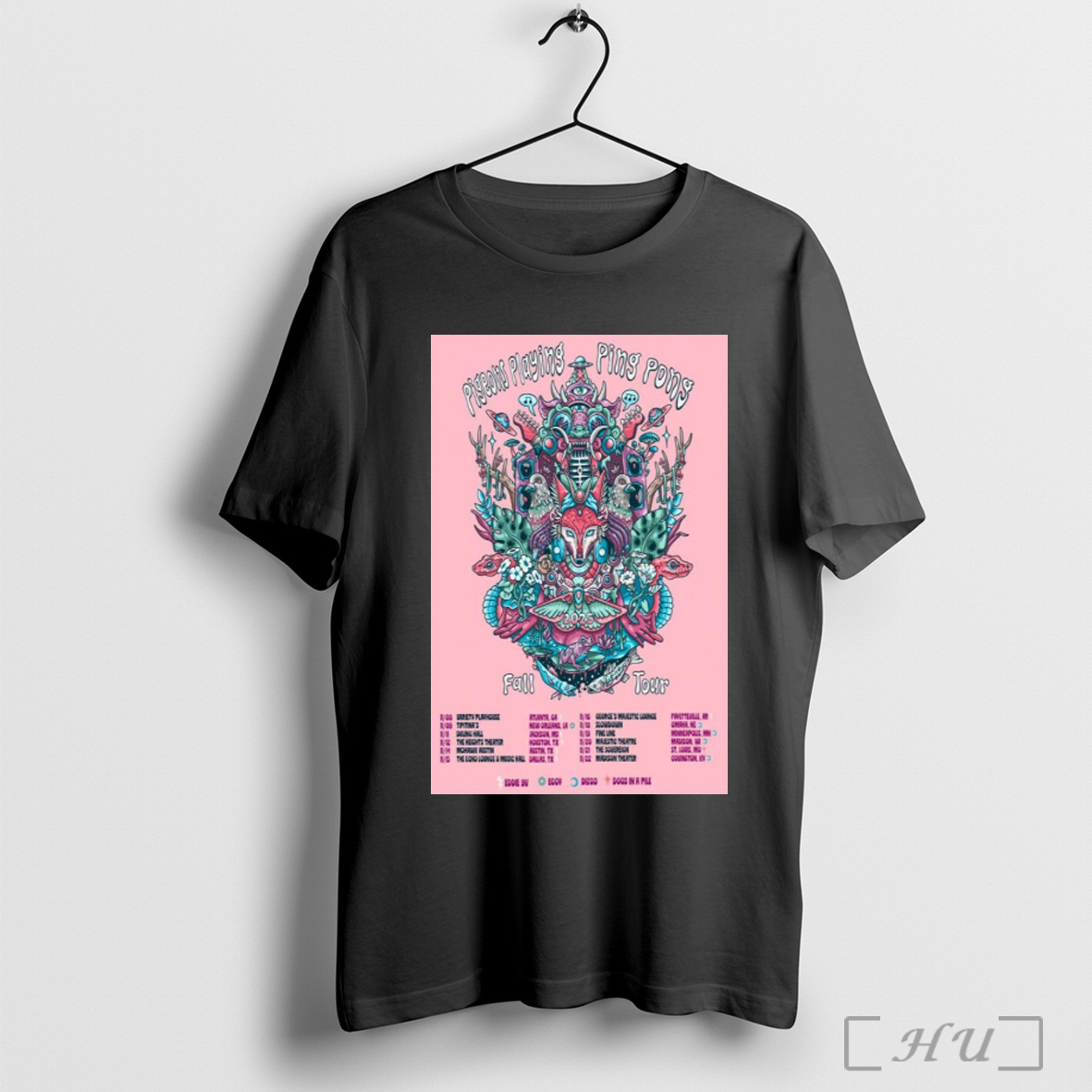 Pigeons Playing Ping Pong Fall Tour 2025 Poster T Shirt Sweatshirt