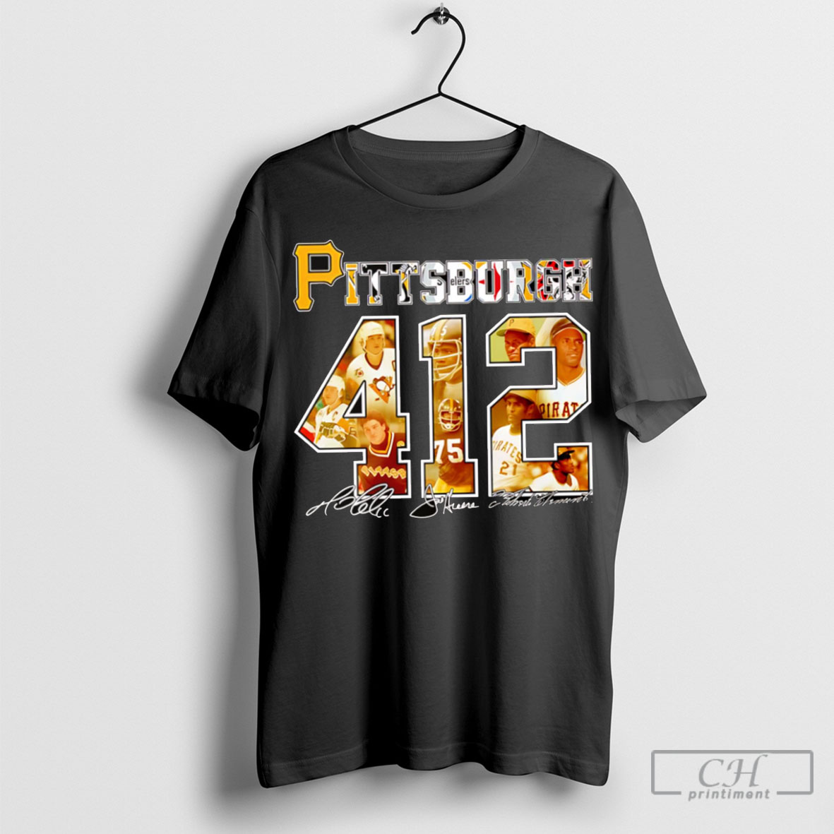 Pittsburgh 412 Signature Tee Shirt Sweatshirt