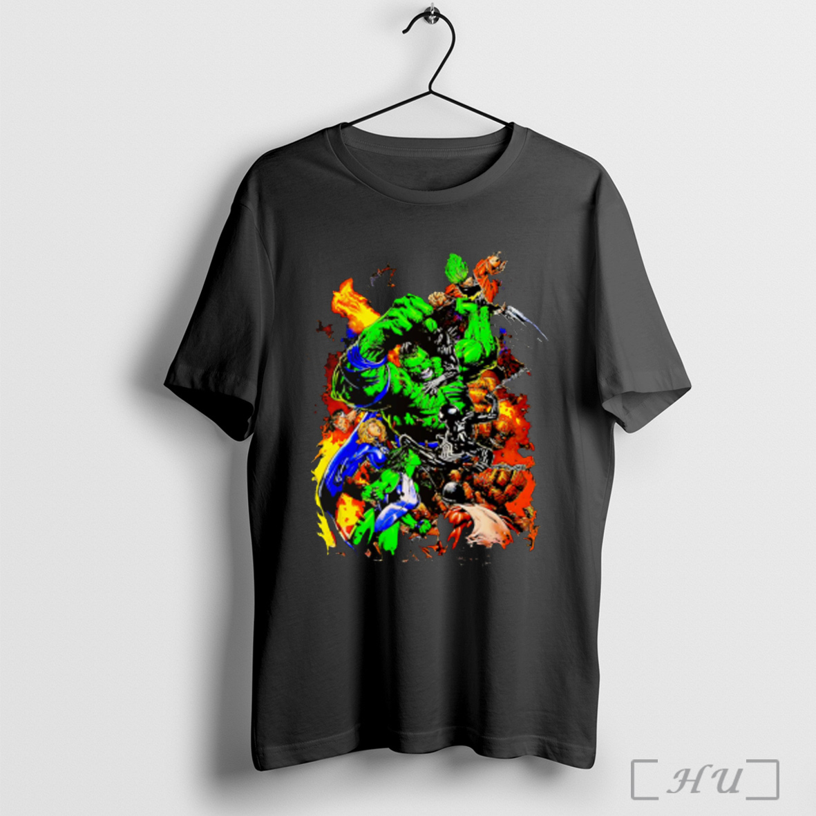 Planet Hulk Vs F4 Graphic T Shirt Sweatshirt