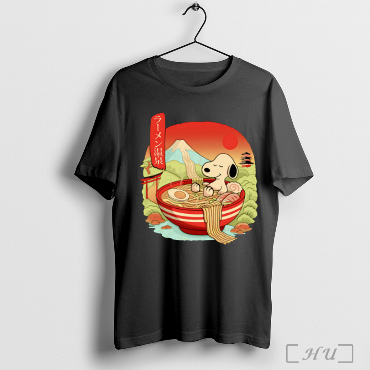 Ramen Onsen Snoopy T Shirt Sweatshirt
