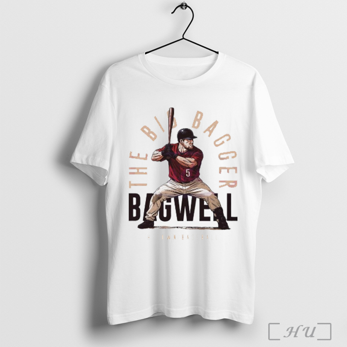 Retro Style Jeff Bagwell Houston Baseball The Big Bagger T Shirt Sweatshirt