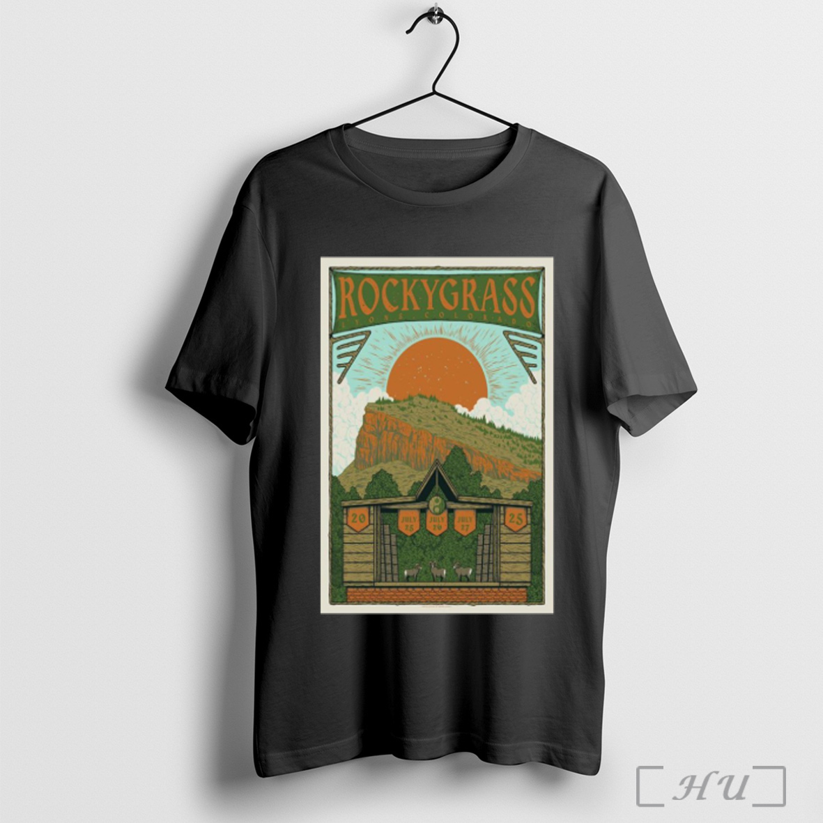 Rockygrass Lyons Colorado July 25 26 27 2025 T Shirt Sweatshirt