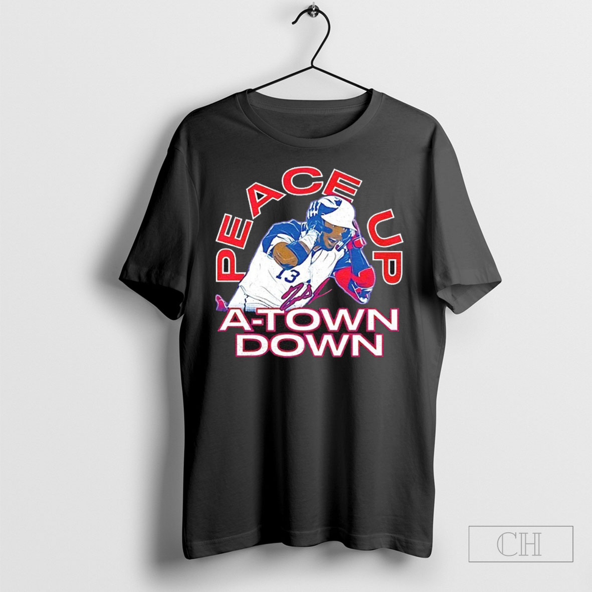 Ronald Acuna Jr Atlanta Braves Peace Up A Town Down Shirt