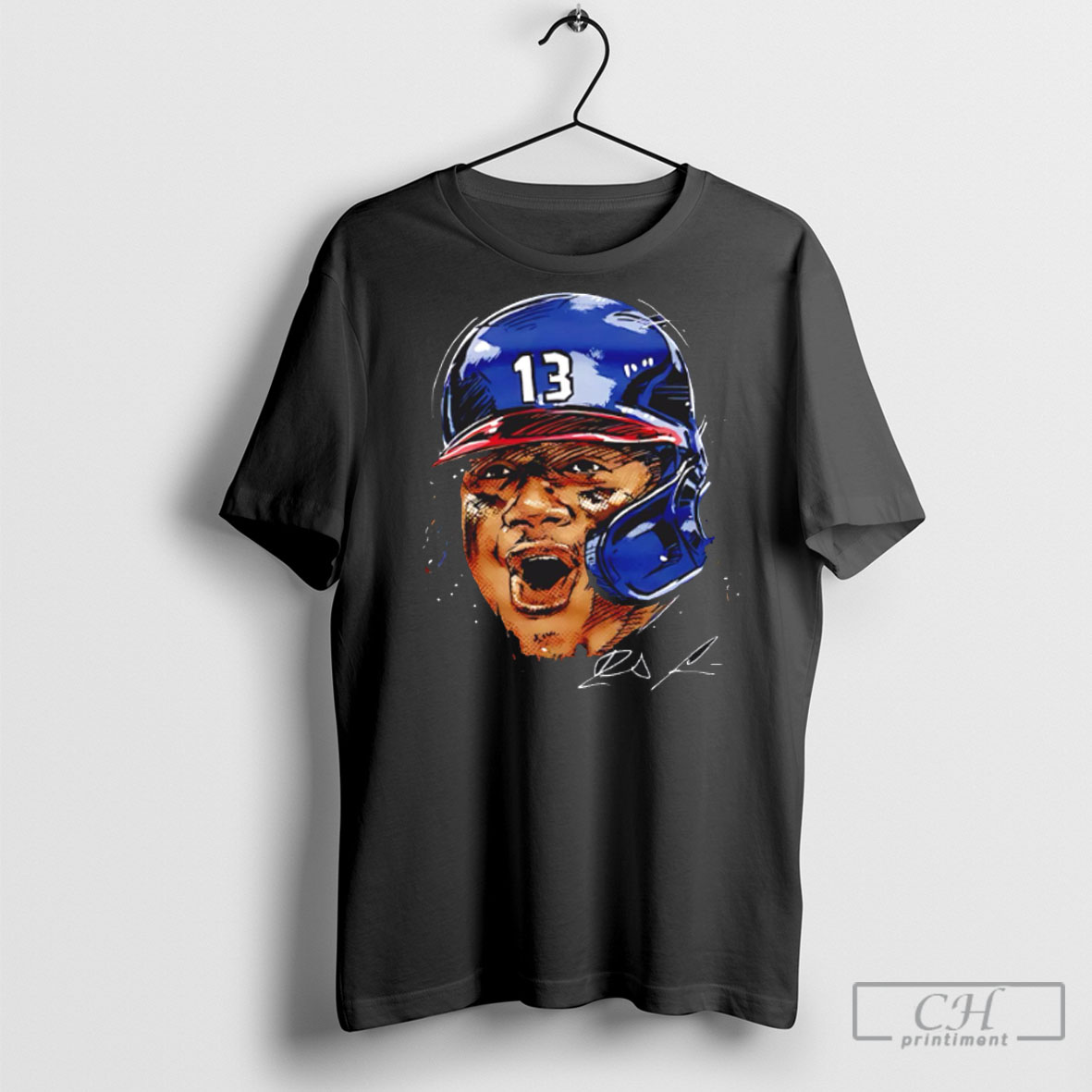 Ronald Acuna Jr Atlanta Braves Big Head Tee Shirt Sweatshirt