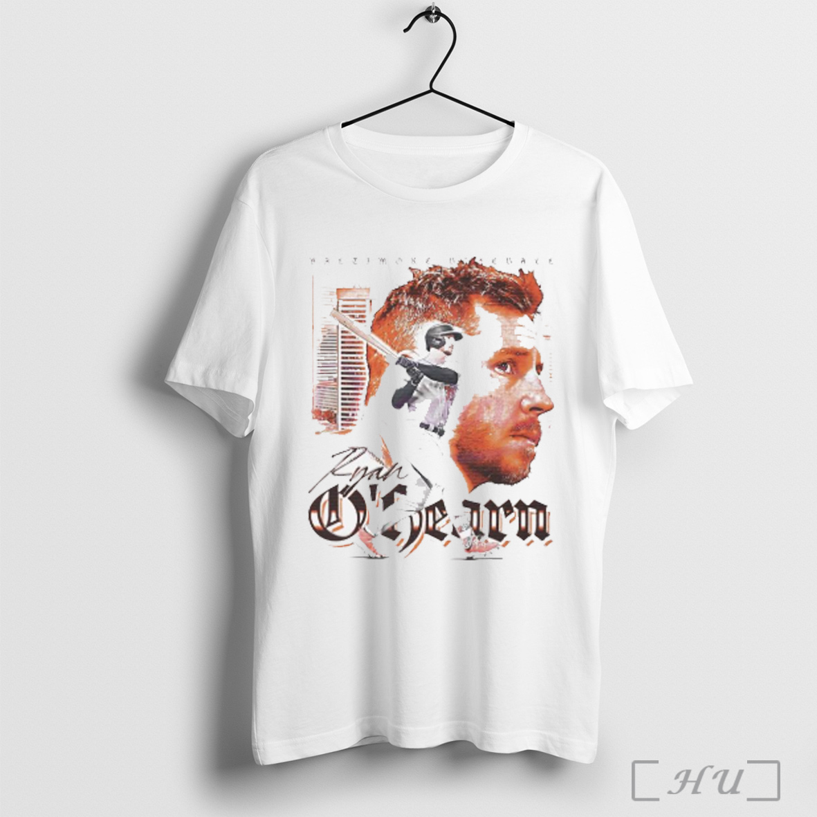 Ryan O Hearn Baltimore Baseball Vintage Style Graphic T Shirt Sweatshirt