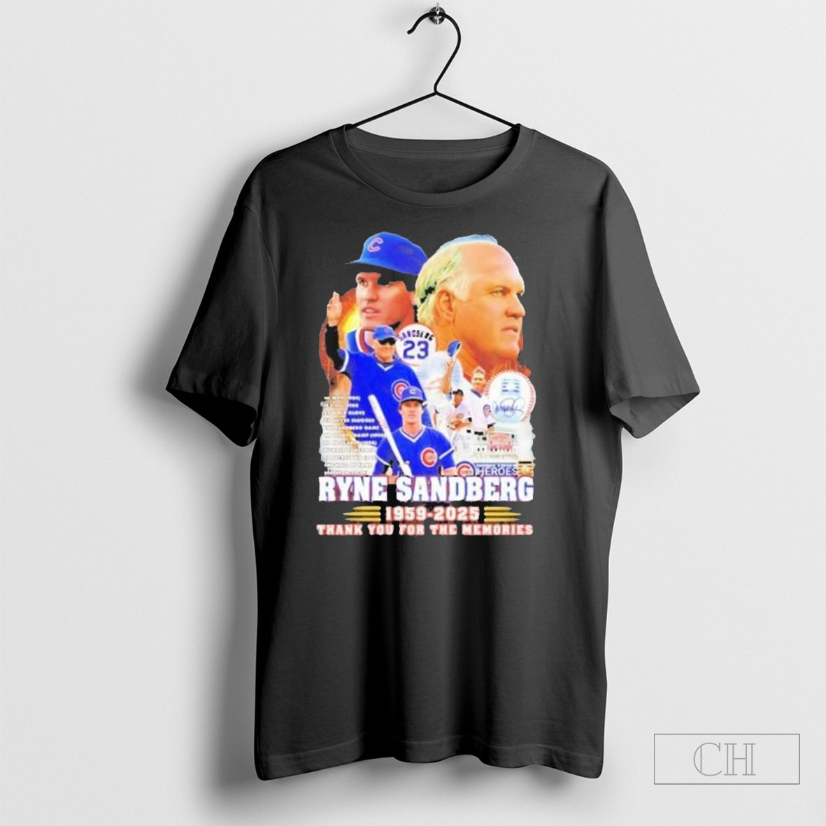 Ryne Sandberg 1959 2025 Thank You For The Memories T Shirt