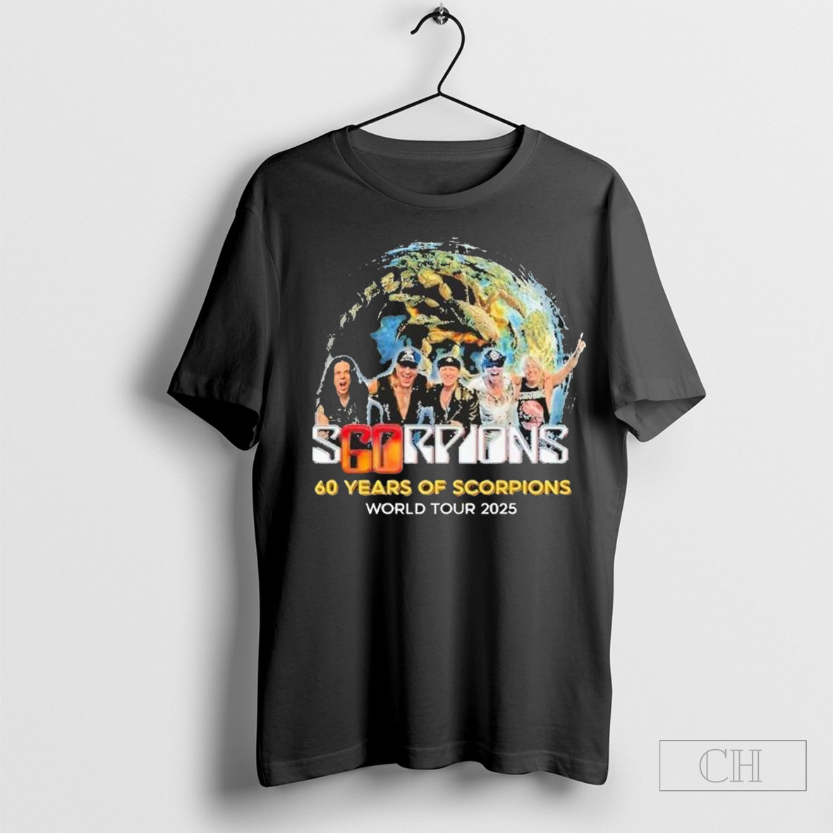 Scorpions 60 Years Of Scorpions World Tour 2025 T Shirt