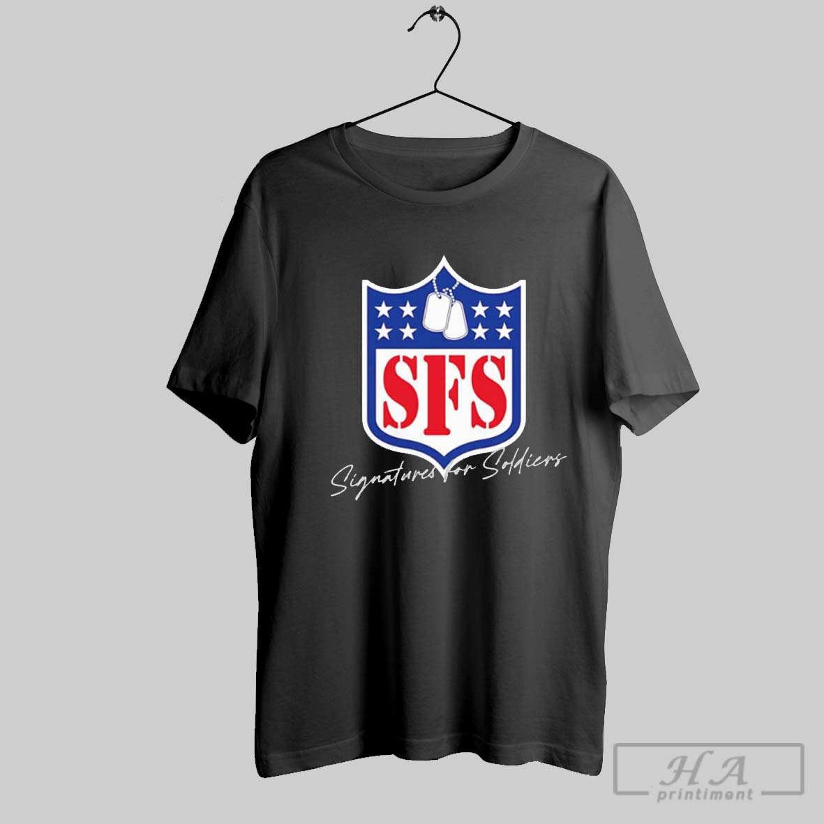 Signatures For Soldiers Gridiron Logo Shirt
