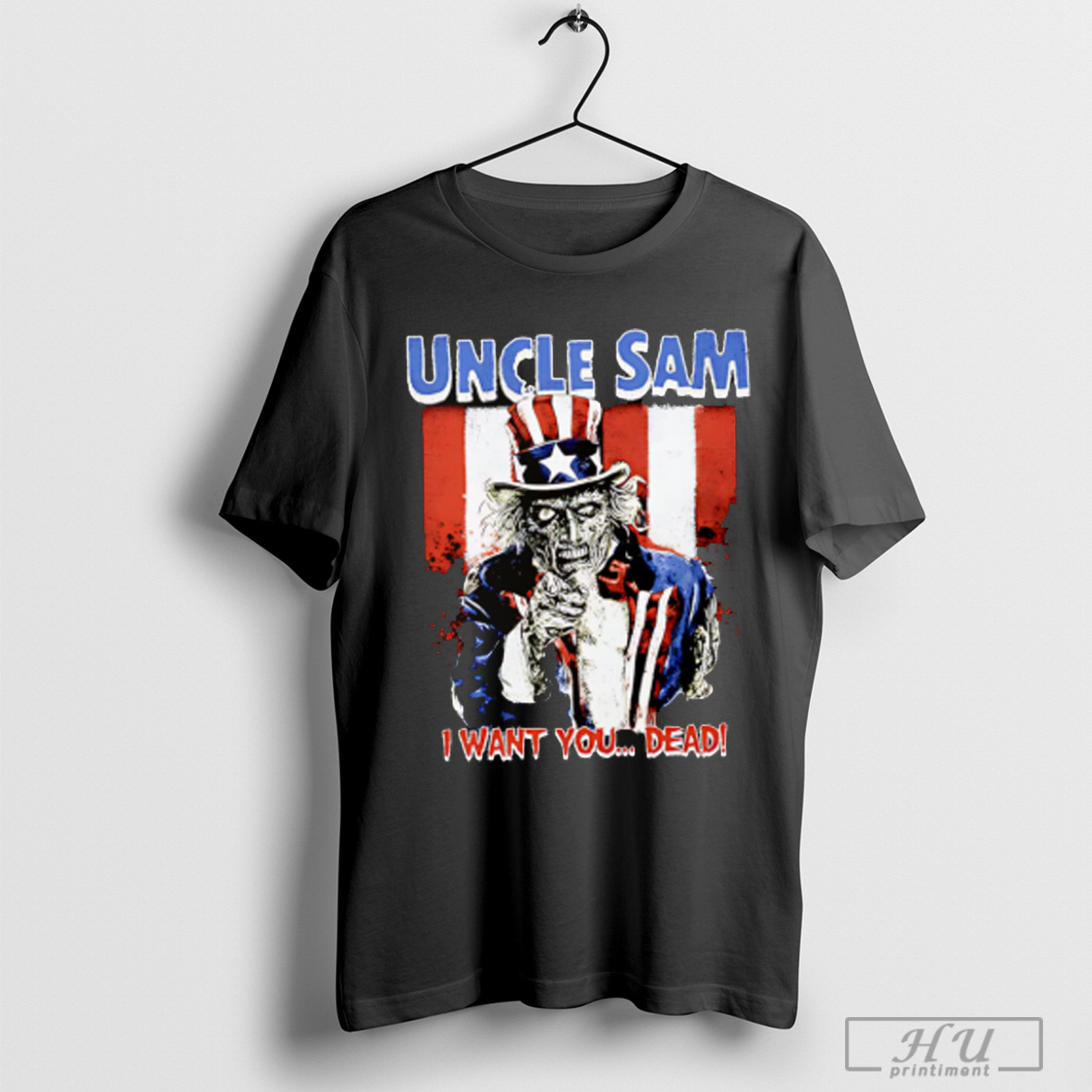Skeleton Uncle Sam I Want You Dead T Shirt Sweatshirt
