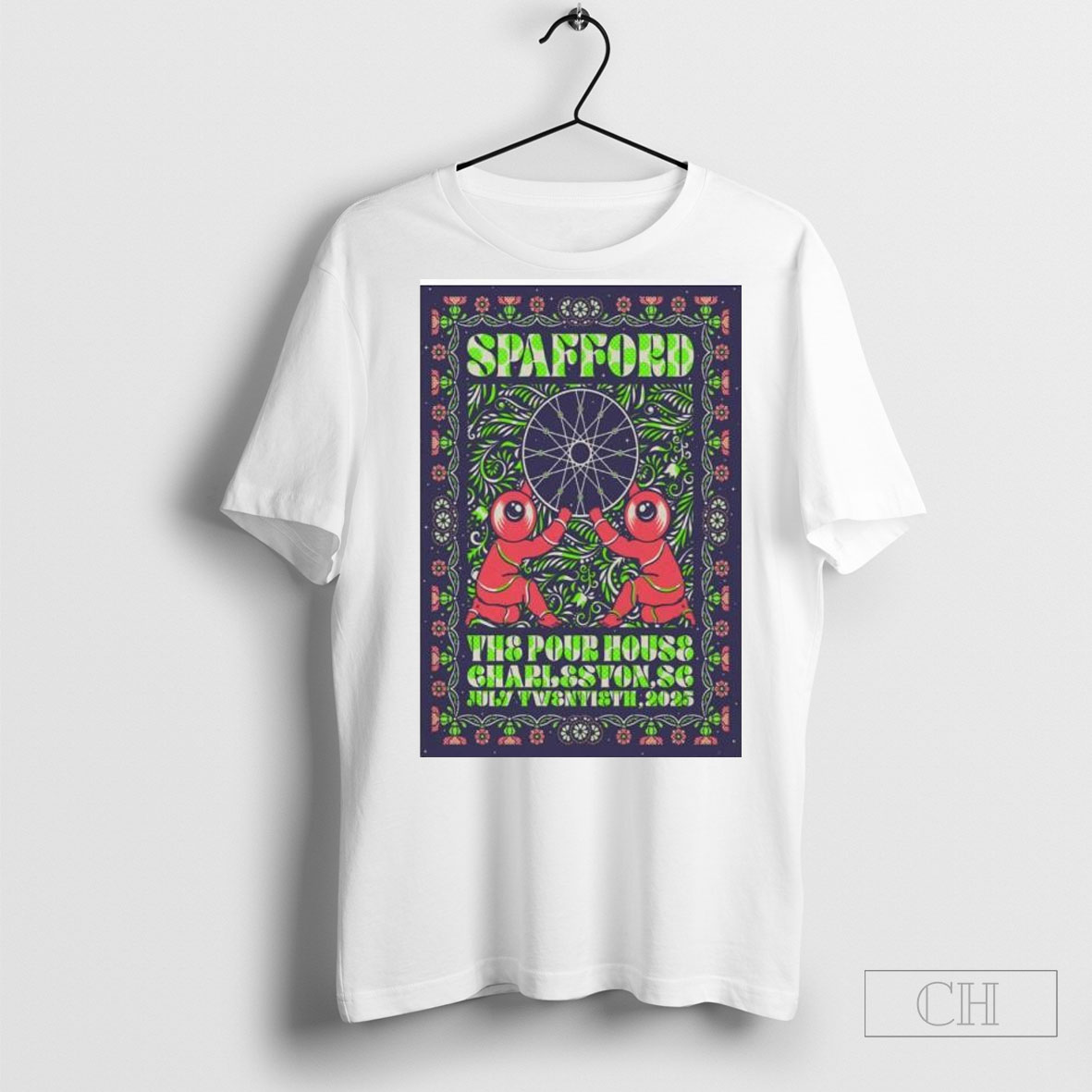 Spafford Jul 20 2025 The Charleston Pour House In Charleston Sc Poster T Shirt