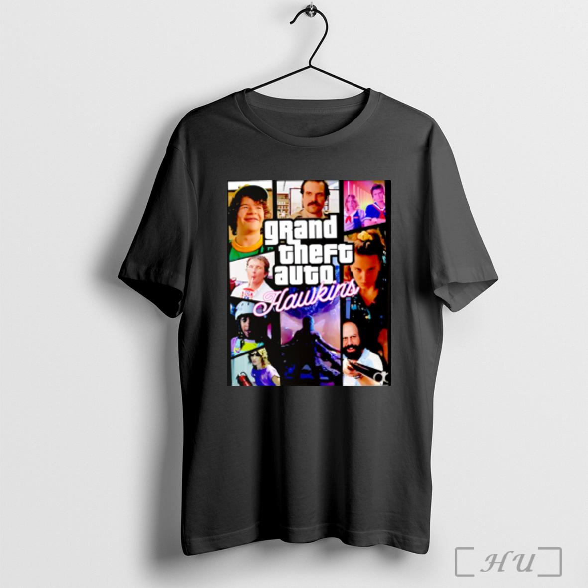 Stranger Things Grand Theft Auto Hawkins T Shirt Sweatshirt