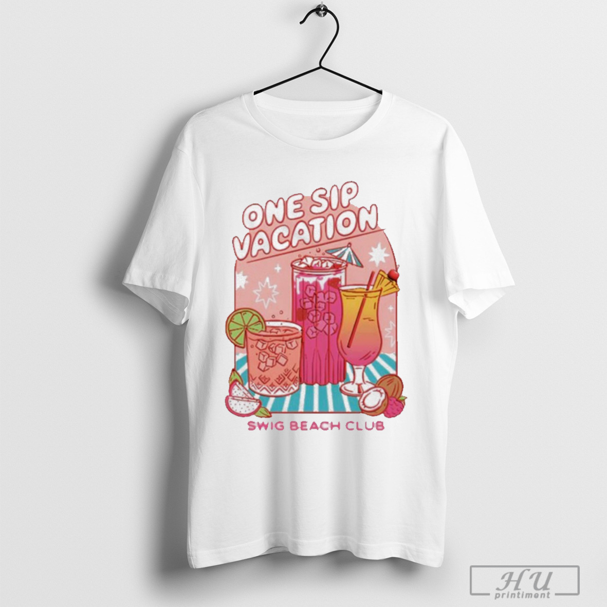 Swig One Sip Vacation 2025 T Shirt Sweatshirt
