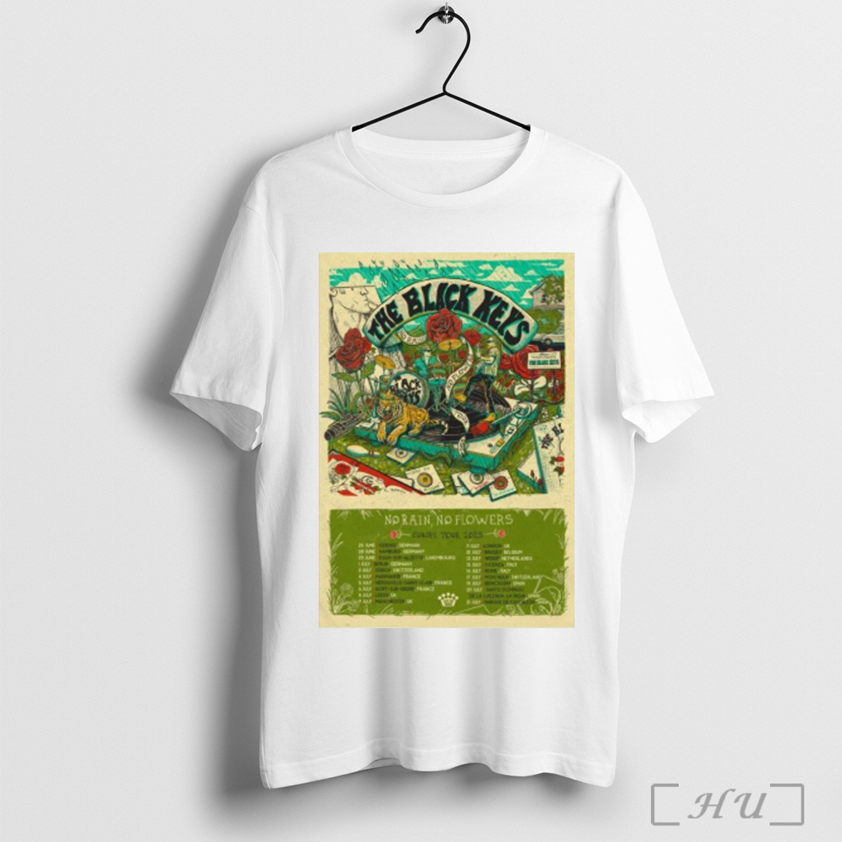 The Black Keys 2025 No Rain No Flowers Eu Tour T Shirt Sweatshirt