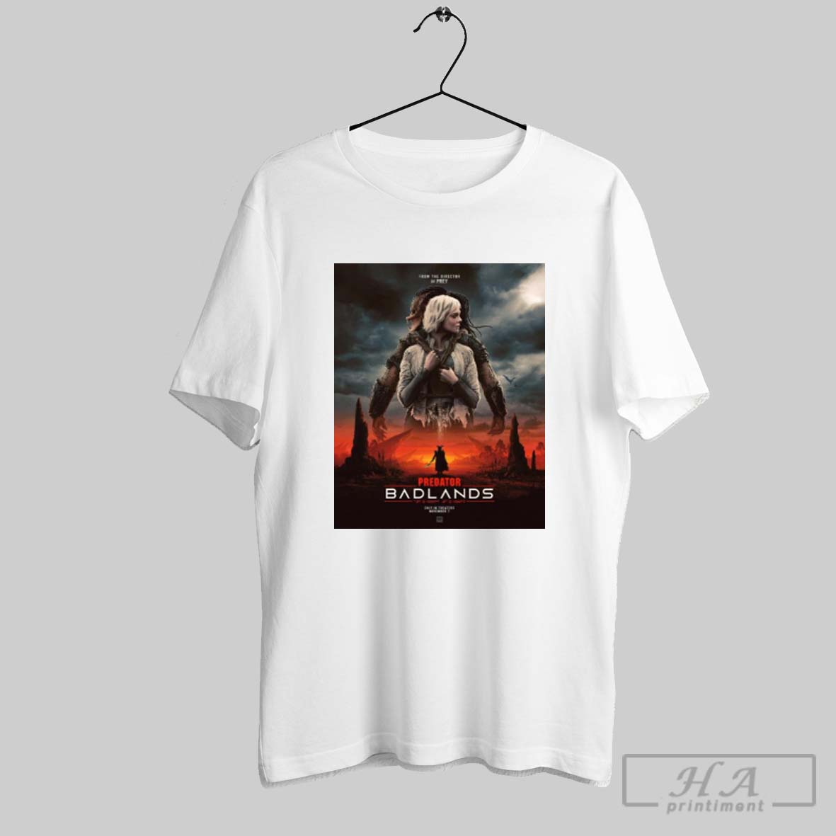 The Director Of Prey Dan Trachtenberg Predator Badlands Only In Theaters On November 7 2025 Shirt