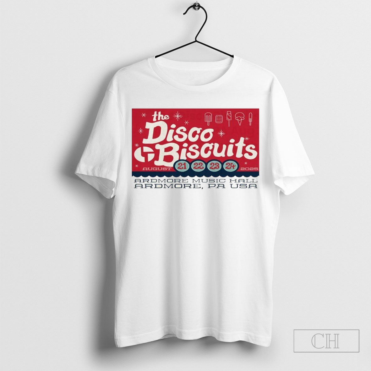 The Disco Biscuits Ardmore Pa Aug 21 24 2025 Tour T Shirt