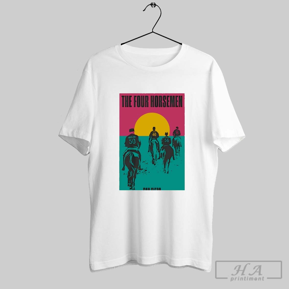The Four Horsemen Adrian Morejon Jason Adam Jeremiah Estrada Robert Suarez San Diego Padres Shirt