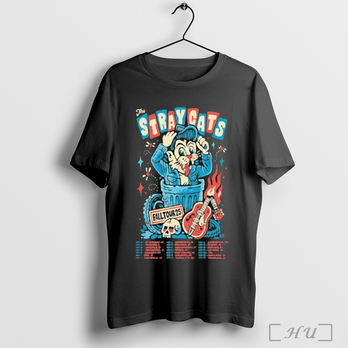 The Stray Cats Fall Tour Summer 2025 Dates T Shirt Sweatshirt