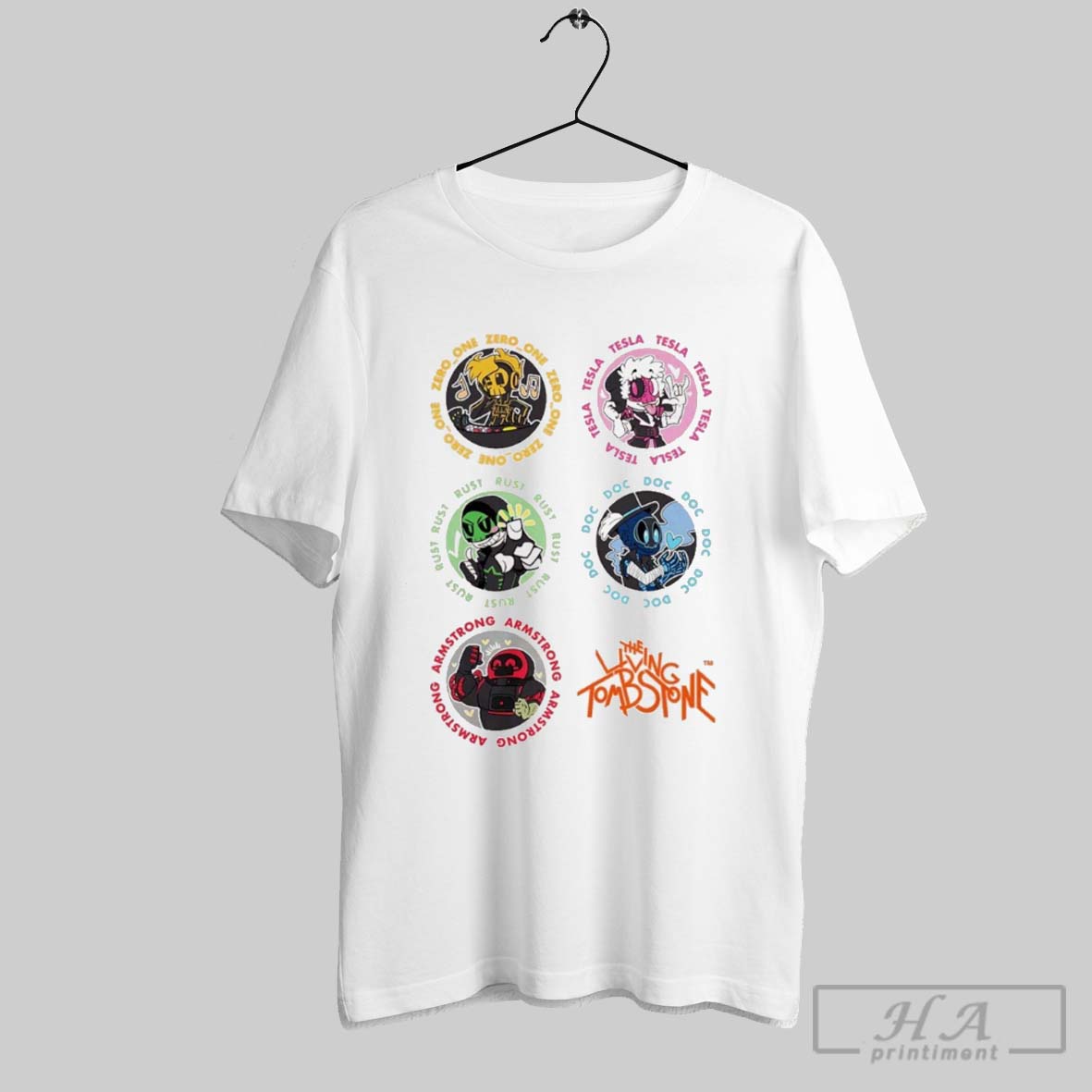 The Living Tombstone Character Portraits Shirt