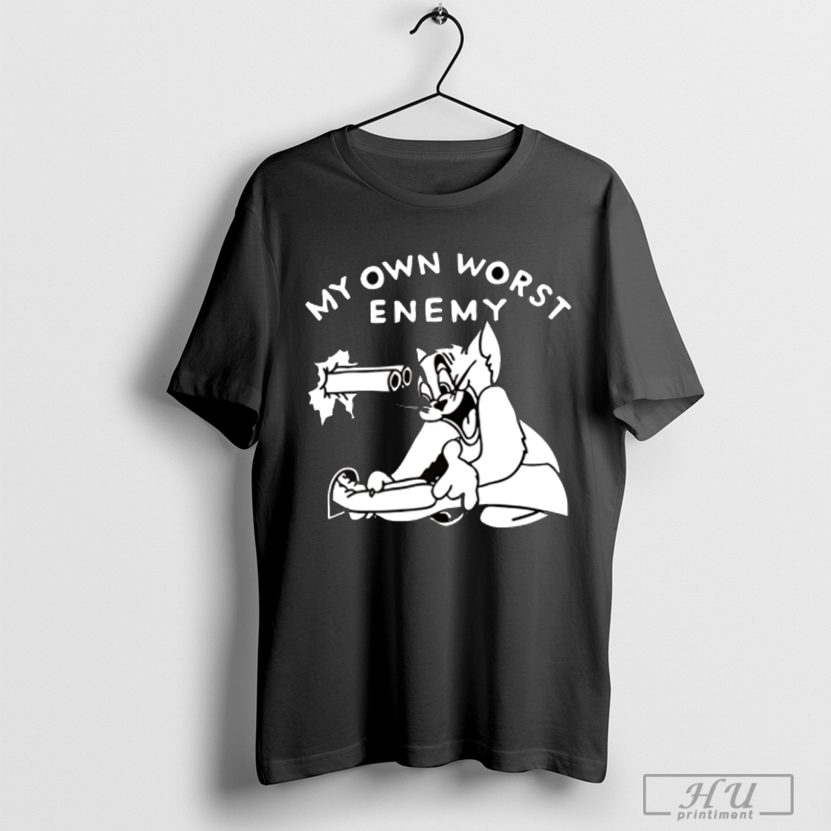 Tom Cat My Own Worst Enemy T Shirt Sweatshirt