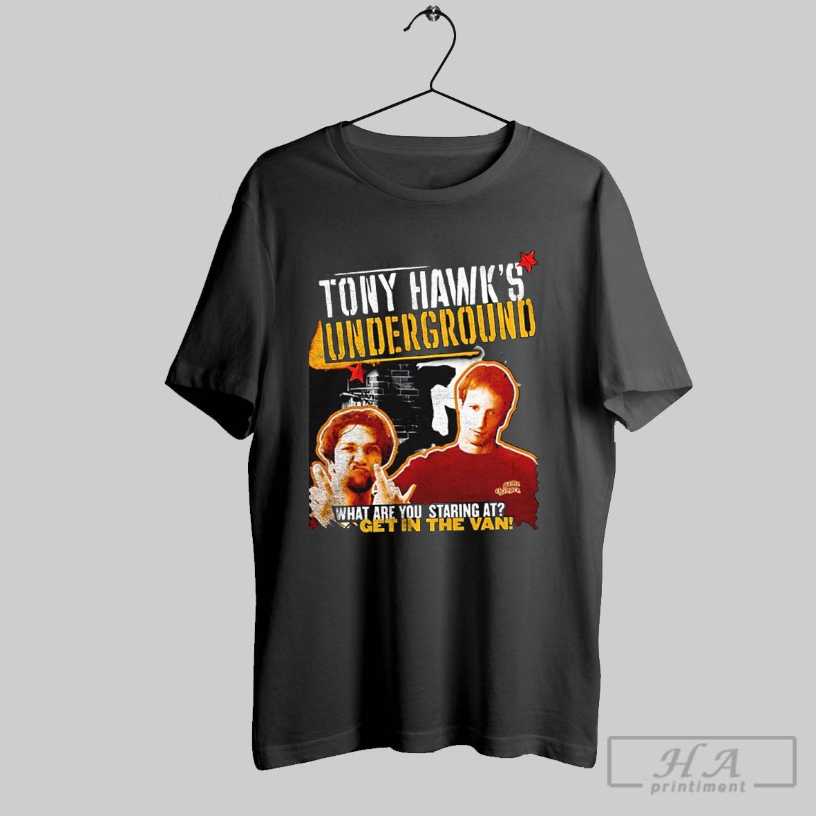 Tony Hawks Underground What Are You Staring At Get In The Van Shirt
