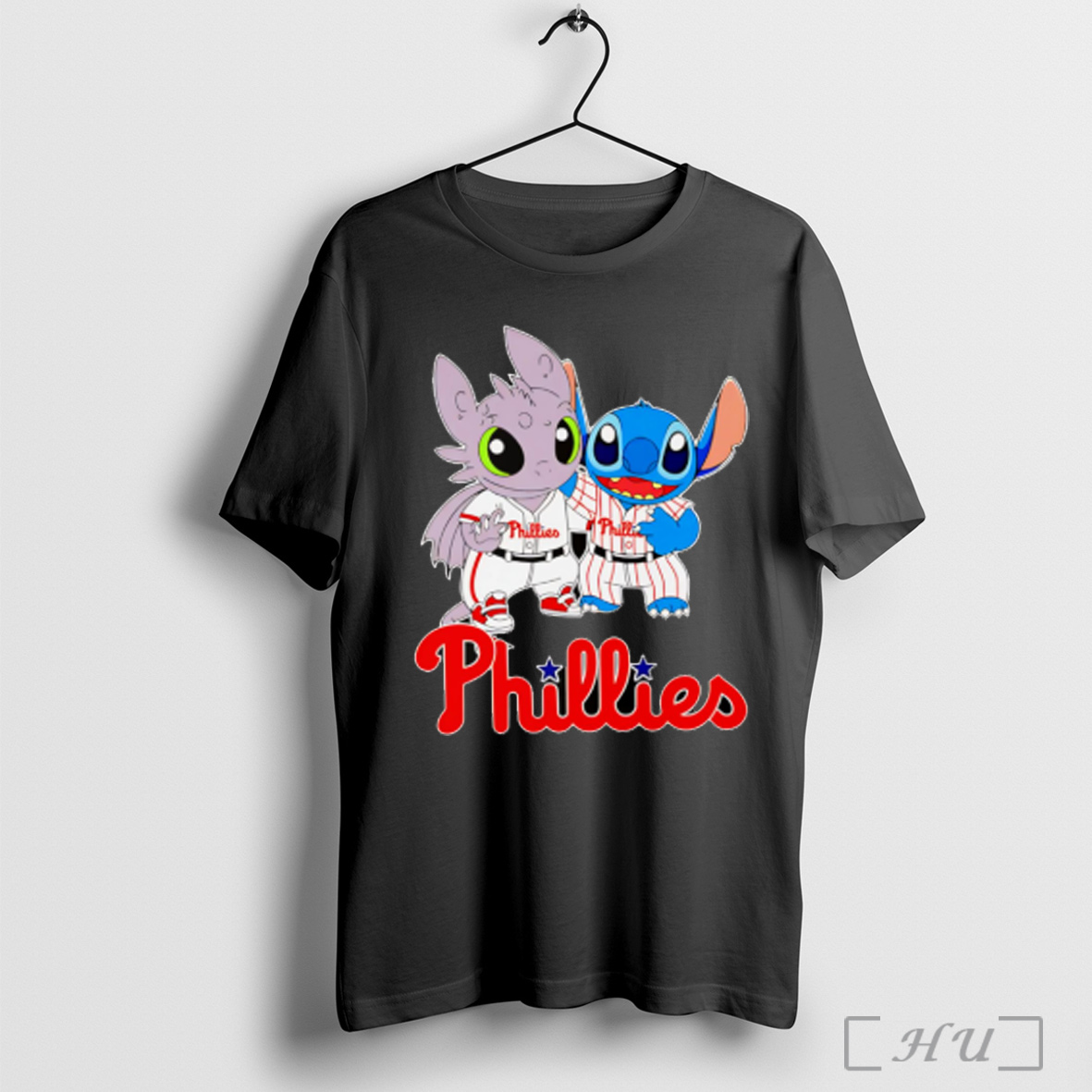 Toothless Night Fury And Stitch Philadelphia Phillies Shirt Sweatshirt