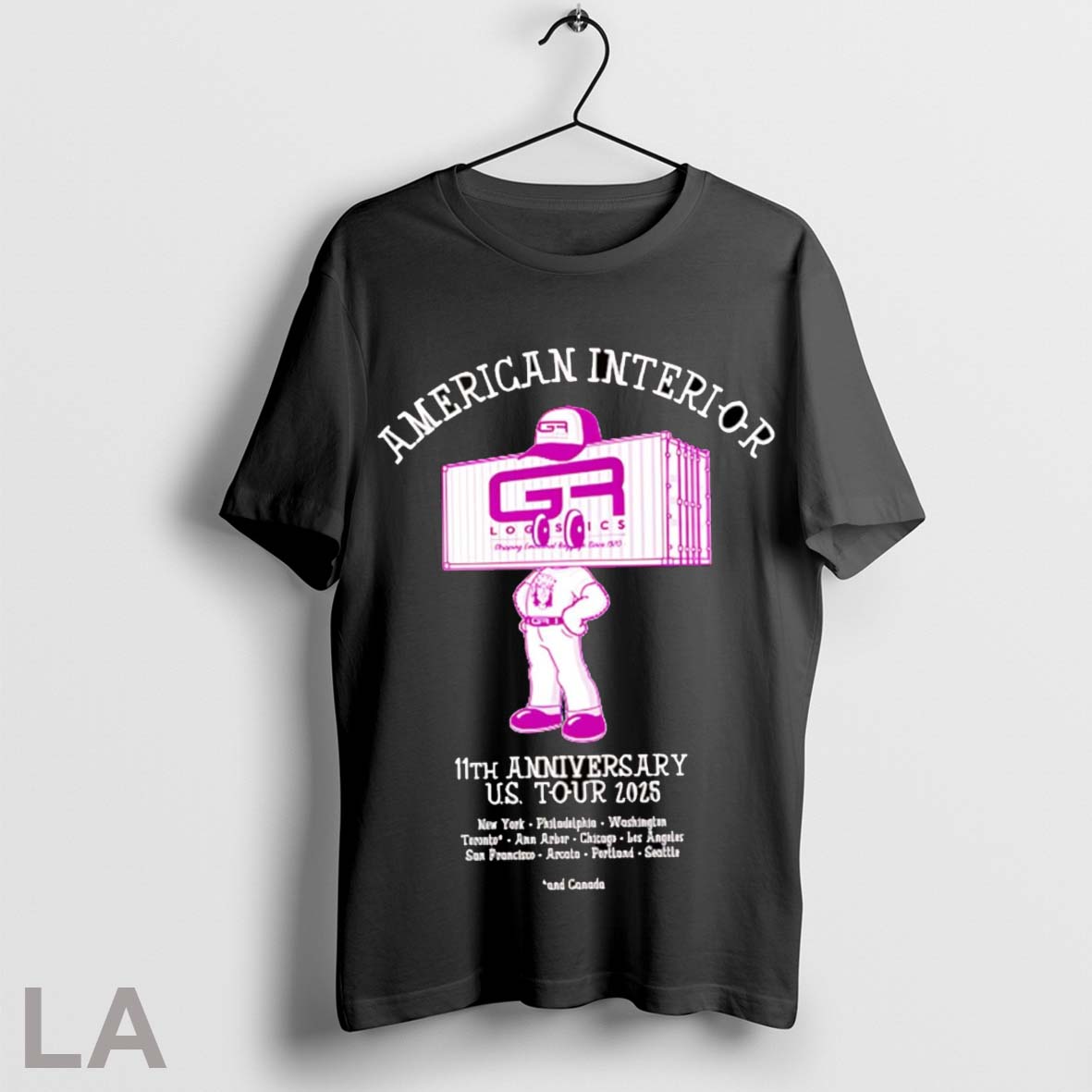 Top American Interior 11th Anniversary Us Tour T Shirt Sweatshirt Hoodie Shirt
