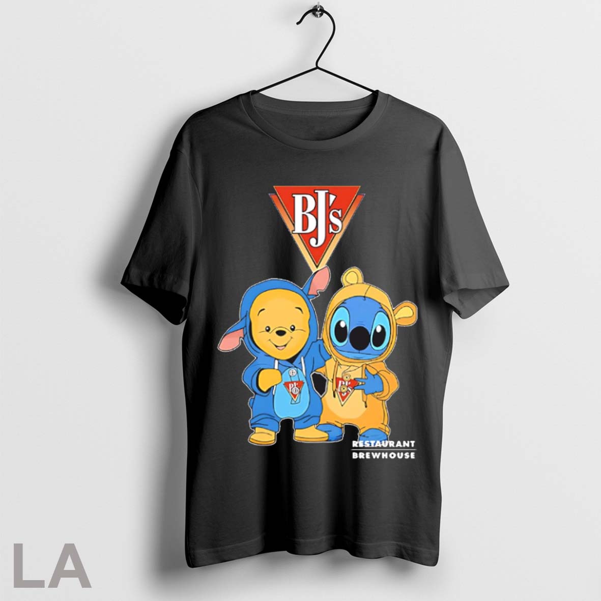 Top Bjs Restaurants Pooh And Stitch Friends T Shirt Sweatshirt Hoodie Shirt