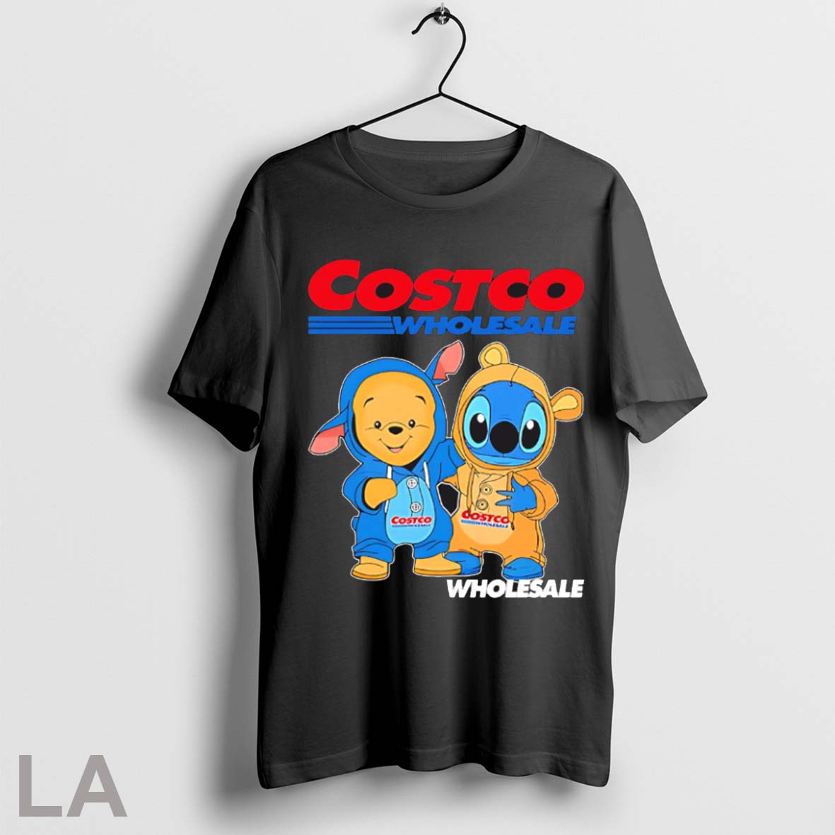 Top Costco Wholesale Pooh And Stitch Friends T Shirt Sweatshirt Hoodie Shirt
