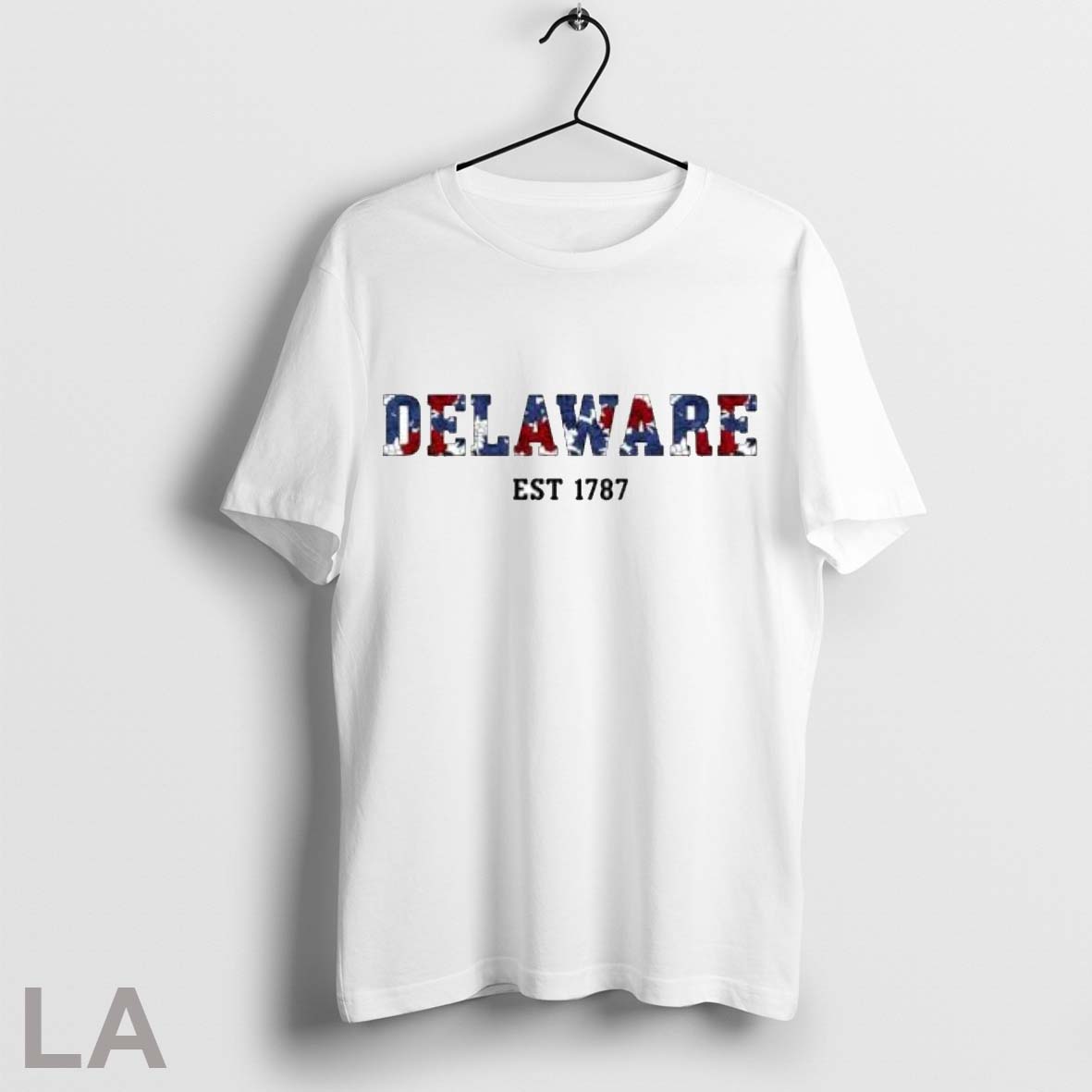 Top Delaware Est 1787 Red White T Shirt Sweatshirt Hoodie Shirt