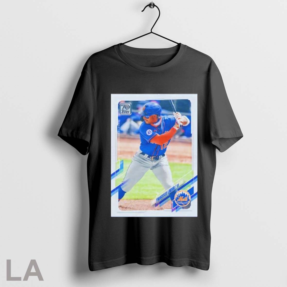 Top Francisco Lindor New York Mets 2021 Topps Baseball T Shirt Sweatshirt Hoodie Shirt