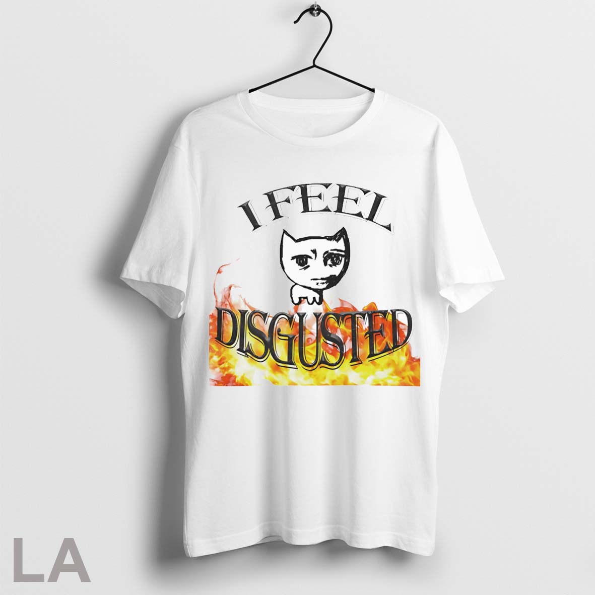 Top I Feel Disgusted Cat Meme T Shirt Sweatshirt Hoodie Shirt