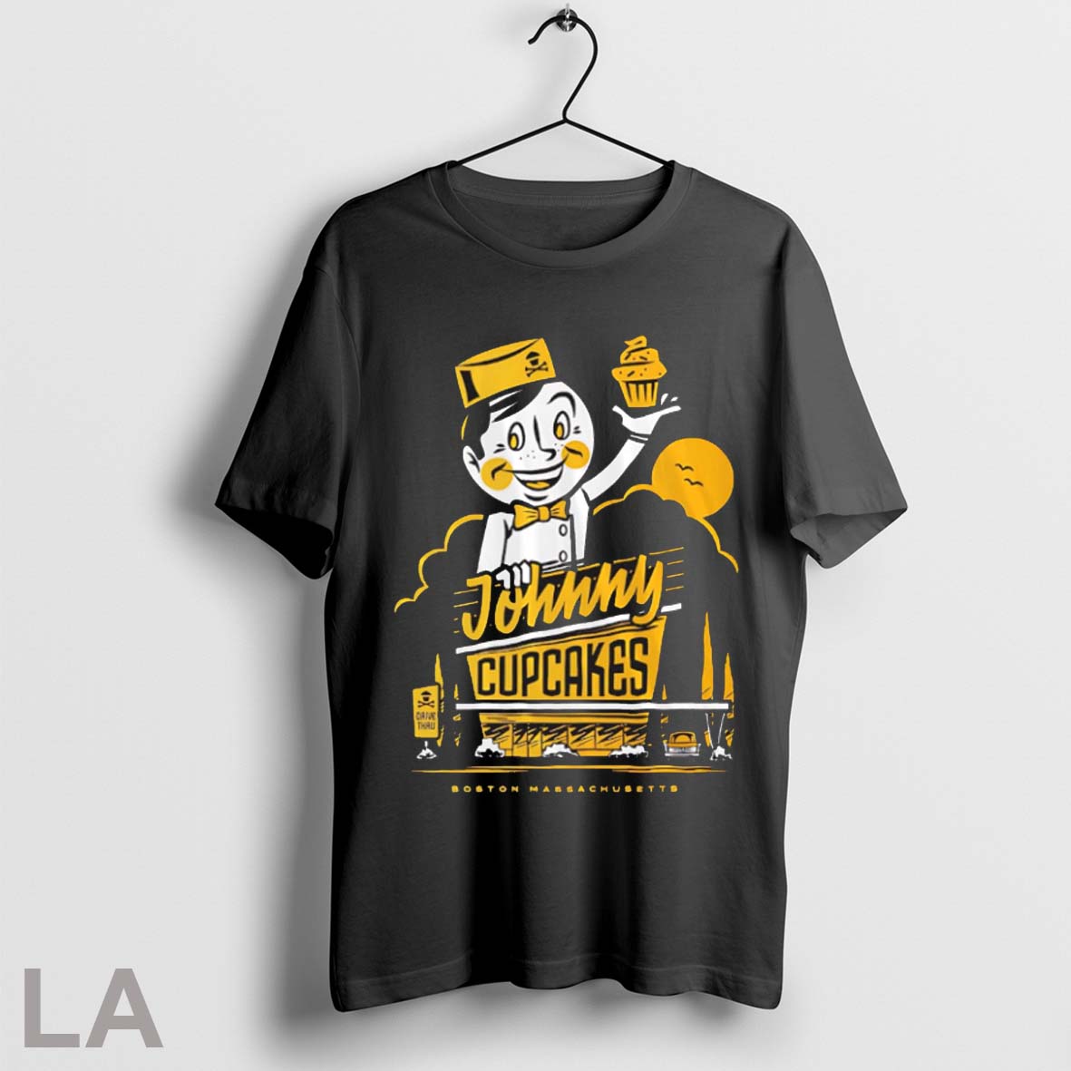 Top Johnny Cupcakes Boston Massachusetts T Shirt Sweatshirt Hoodie Shirt
