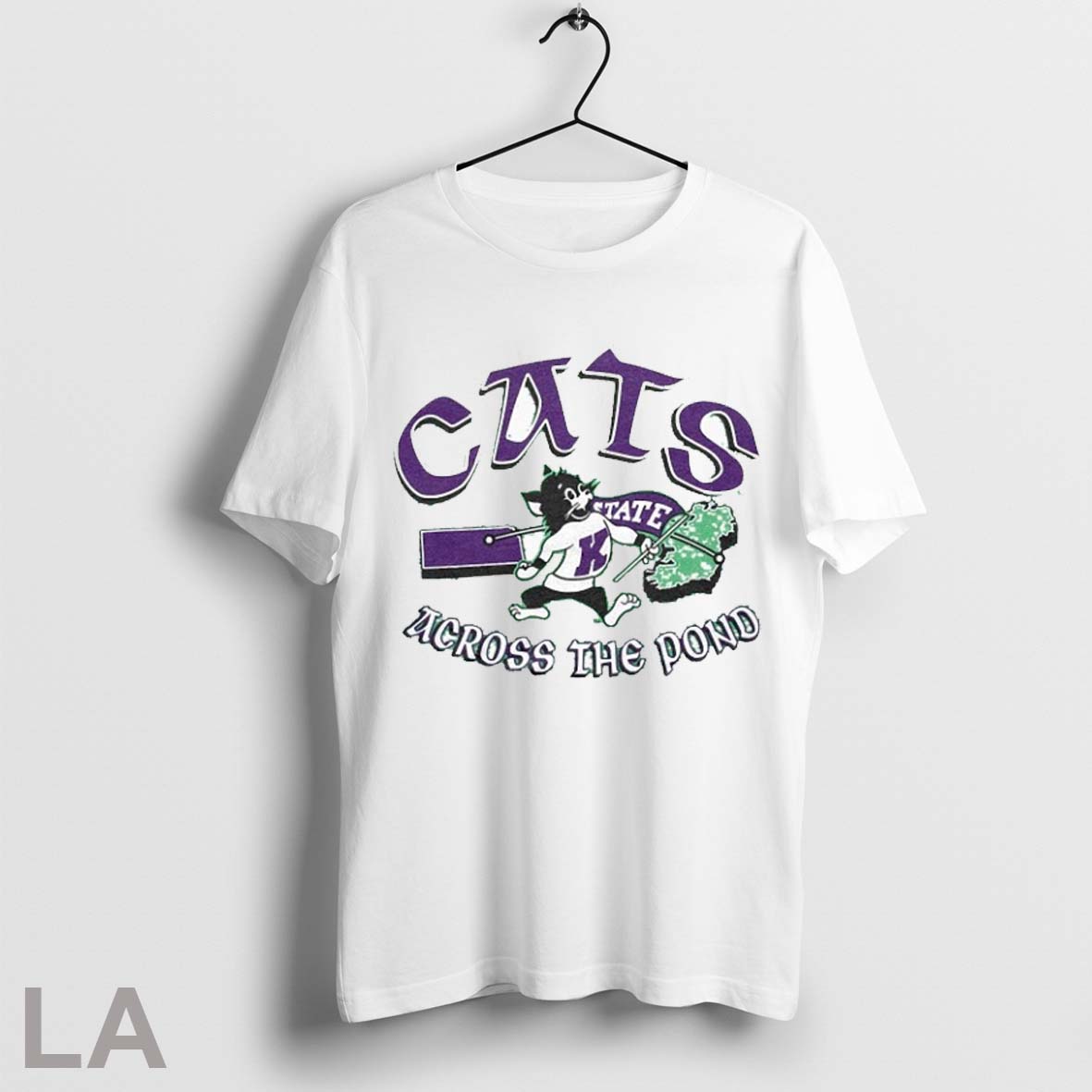 Top Kansas State Wildcats Cats Across The Pond In Ireland Mascot T Shirt Sweatshirt Hoodie Shirt