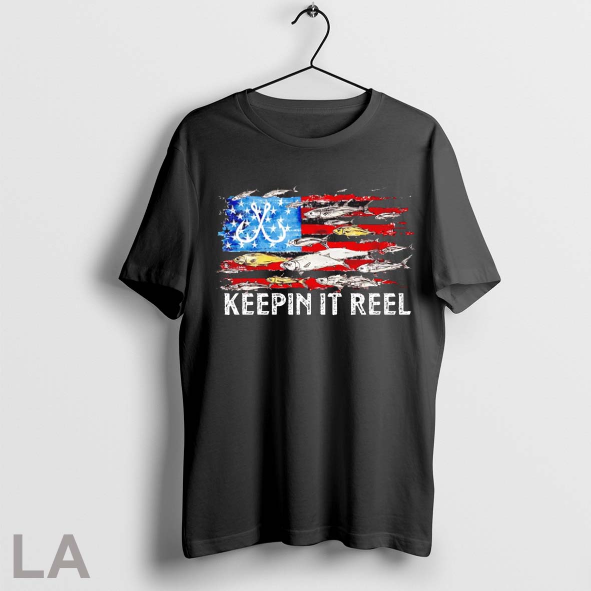 Top Keepin It Reel American Fish T Shirt Sweatshirt Hoodie Shirt
