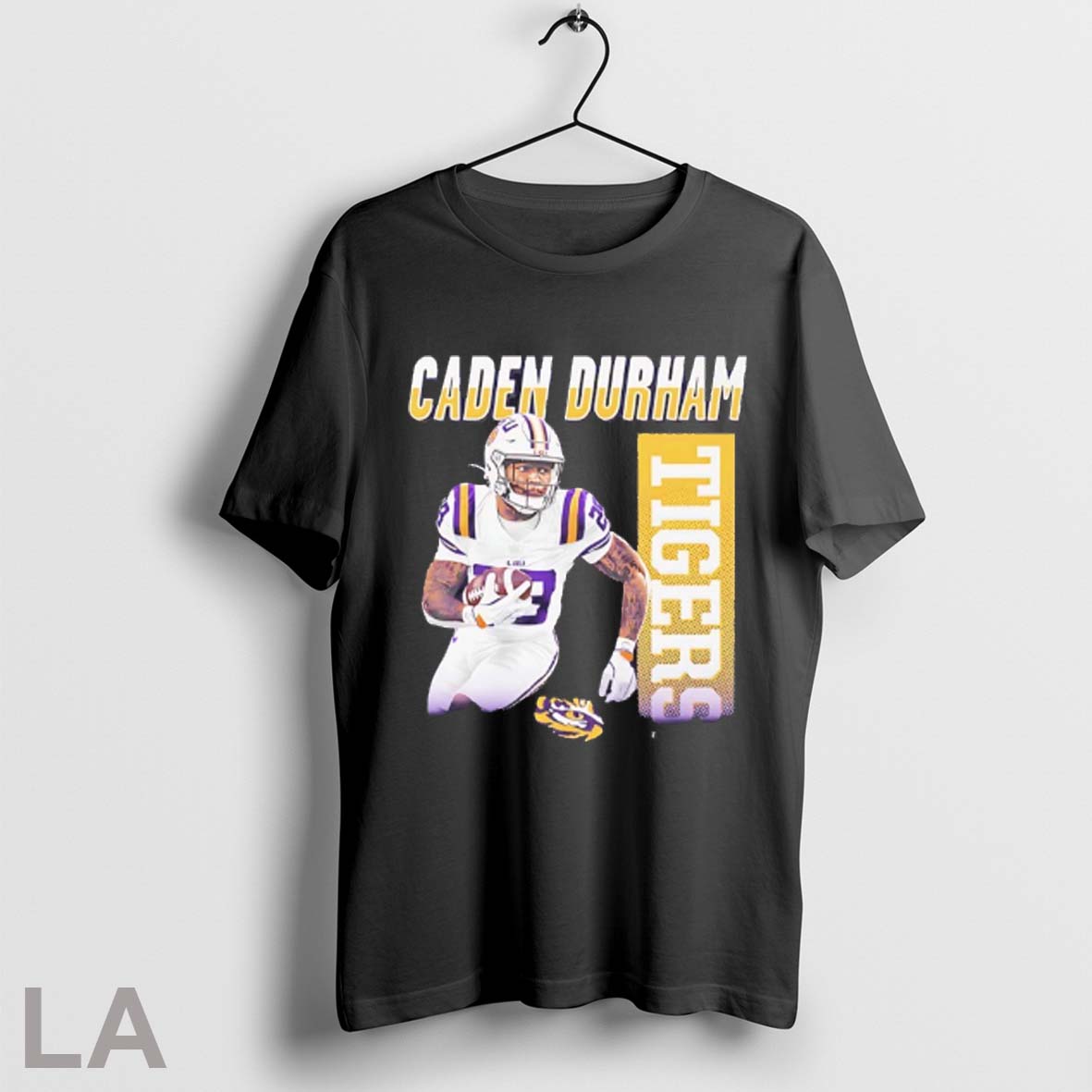 Top Lsu Tigers Caden Durham Graphic Vintage T Shirt Sweatshirt Hoodie Shirt