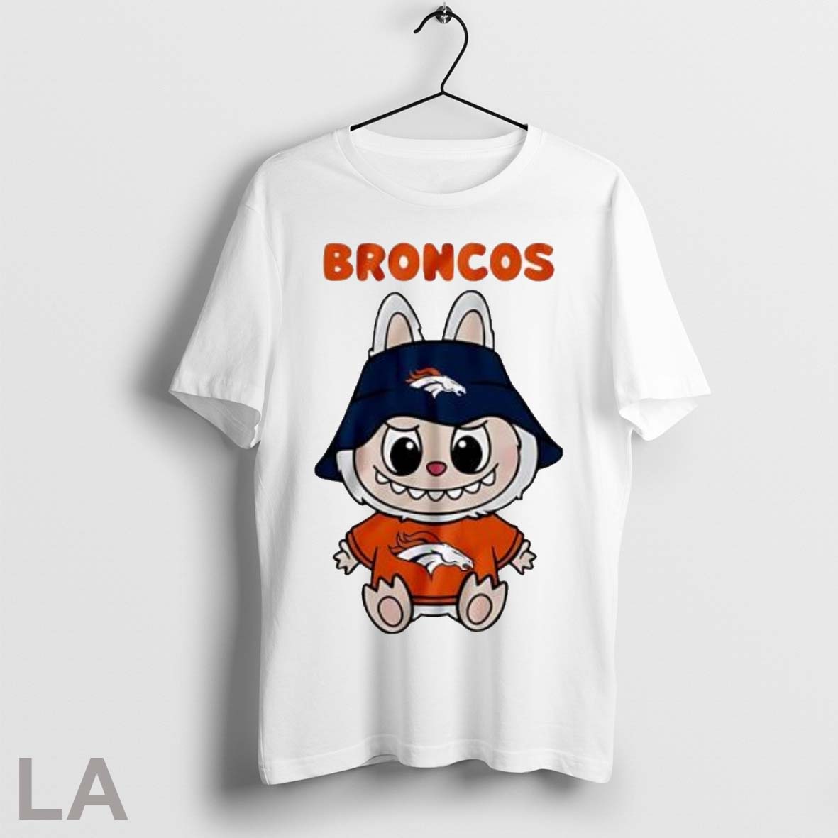 Top Labubu Denver Broncos Football Cute T Shirt Sweatshirt Hoodie Shirt