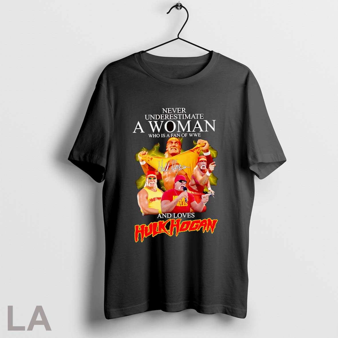Top Never Underestimate A Woman Who Is A Fan Of Wwe And Loves Hulk Hogan T Shirt Sweatshirt Hoodie Shirt