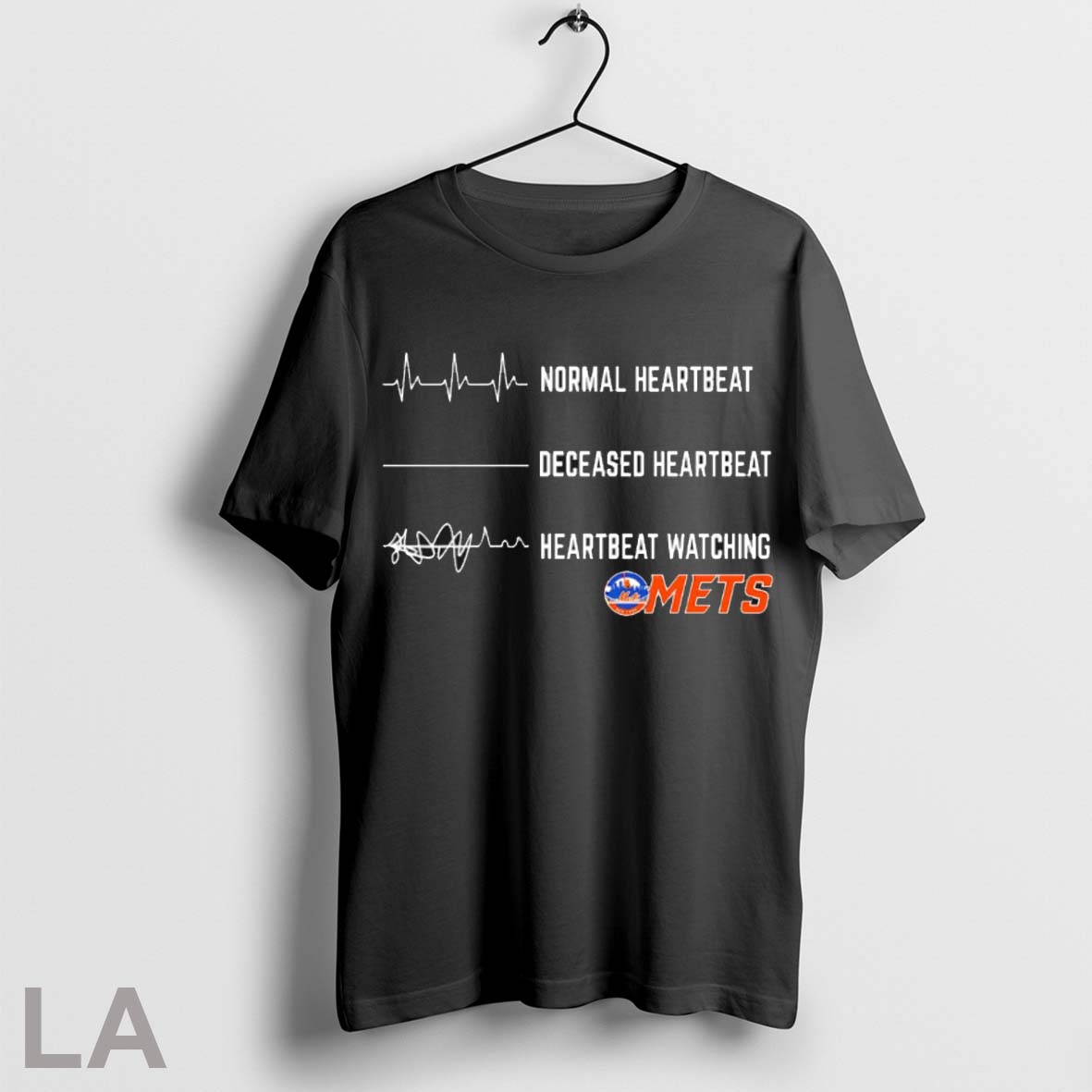 Top Normal Heartbeat Deceased Heartbeat Heartbeat Watching Mets T Shirt Sweatshirt Hoodie Shirt