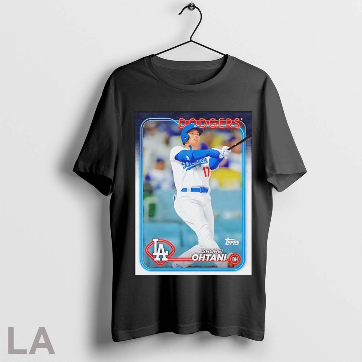 Top Shohei Ohtani Los Angeles Dodgers 2024 Topps Baseball T Shirt Sweatshirt Hoodie Shirt