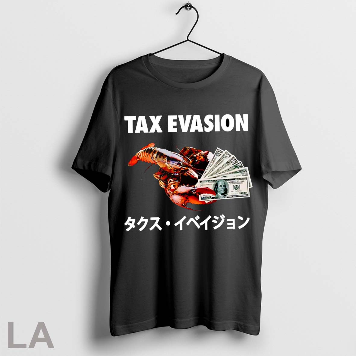 Top Tax Evasion Shrimp With Money T Shirt Sweatshirt Hoodie Shirt