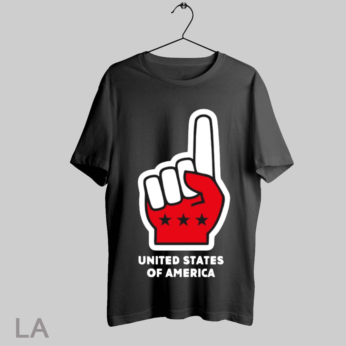 Top Usa Number One Hand Sign United States Of America Foam Finger T Shirt Sweatshirt Hoodie Shirt